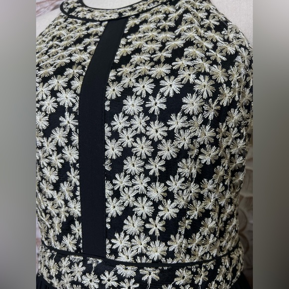 EUC Romeo + Juliet Couture Daisy Black and White Halter Dress Sz L - Picture 7 of 7